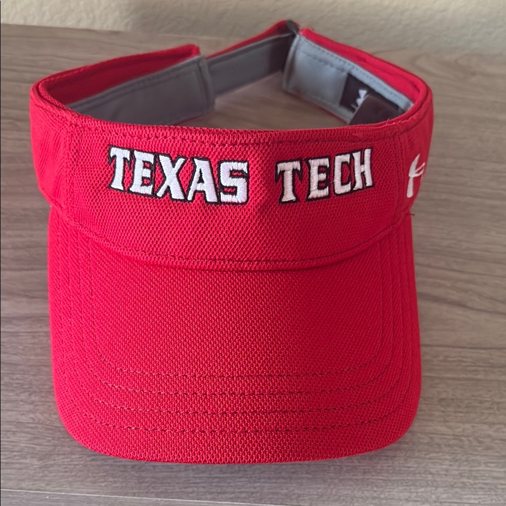 Texas Tech Red Visor lg